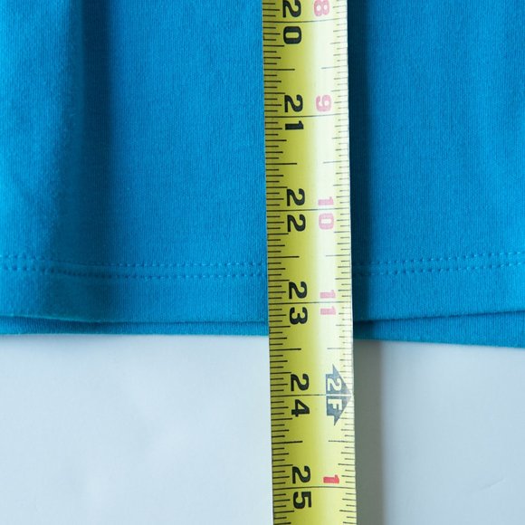 Draper's and Damon's Women's Casual Top Color Turquoise blue Size Med - Picture 4 of 4
